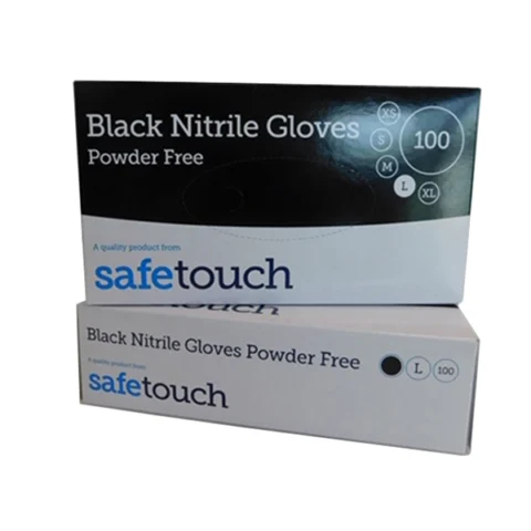 Black Nitrile Disposable Gloves Small 100pc
