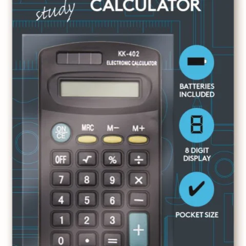 Black Pocket Calculator