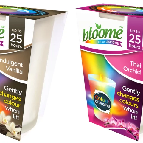 Bloome Assorted Fragrance Colour Changing Glass Candles