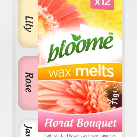 Bloome Triple Fragrance Floral Bouquet Wax Melts 12 Pack