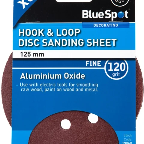 Bluespot 140mm 5 Pack 120 Grit Detail Sanding Disc