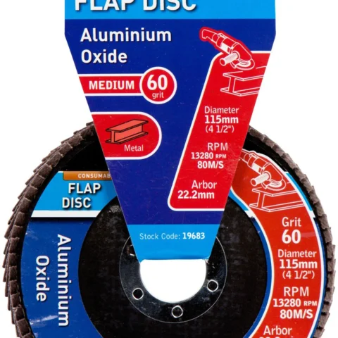 Bluespot 4.5" 60 Grit Aluminium Oxide Disc
