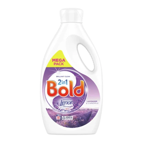 Bold 2 In 1 Lavender & Camomile Liquid Detergent 2450ml