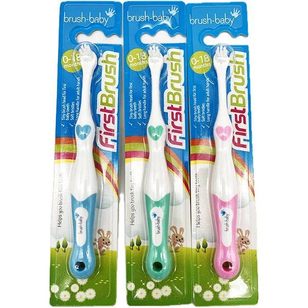 brush baby 0-18m FirstBrush Baby Toothbrush Assorted Colours