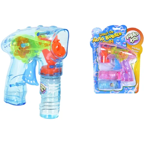 Bubble Kids Light Up Auto Bubble Gun With Bubble Tubs