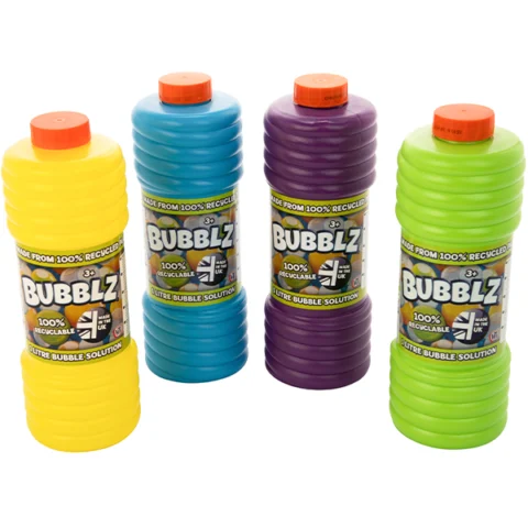 Bubblz Bubble Solution 1L Assorted Colours