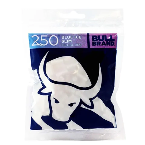 Bull Brand Blue Ice Slim 6mm Filter Tips 250pc