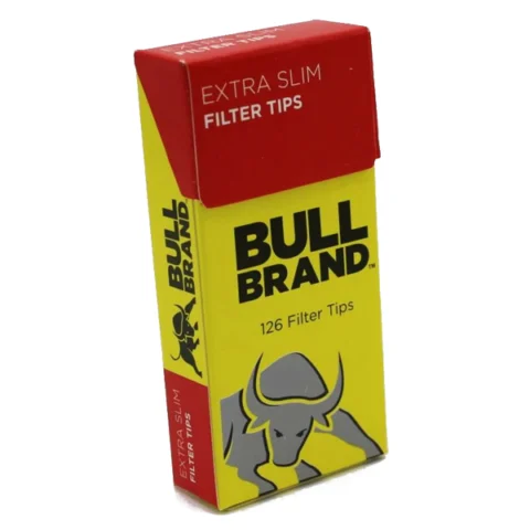 Bull Brand Extra Slim Pop-Up 5.3mm Filter Tips 2 Pack