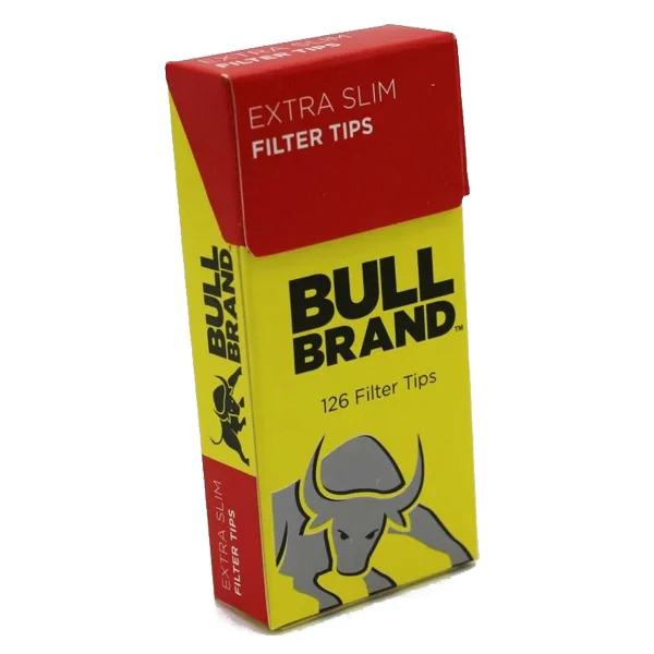 Bull Brand Extra Slim Pop-Up 5.3mm Filter Tips 2 Pack