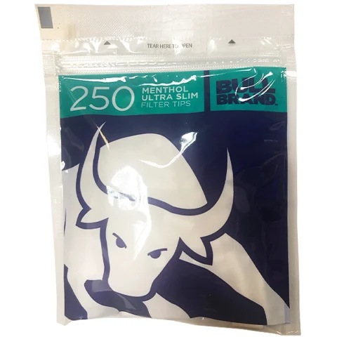 Bull Brand Menthol Ultra Slim 5.3mm Filter Tips