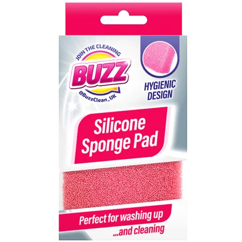 Buzz Pink Silicone Sponge Pad