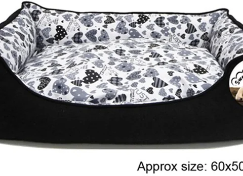 Canvas Printed Dog Bed (Medium)