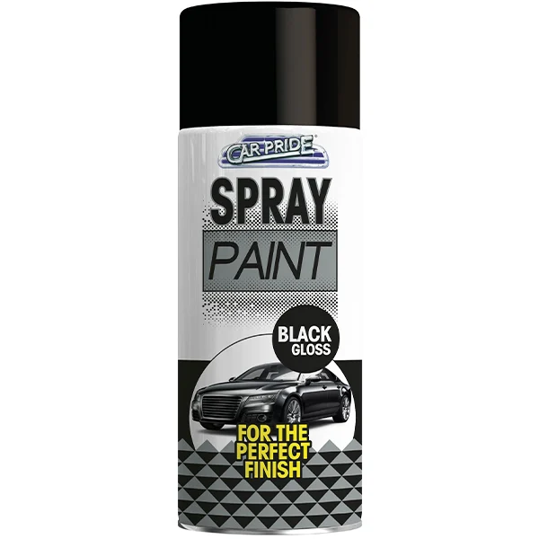Car Pride Black Gloss Spray Paint 400ml