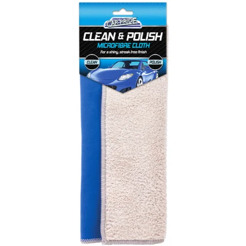 Car Pride Clean & Polish Microfibre Cloth
