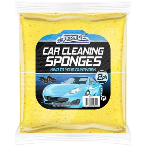 Car-Pride Handy Car Sponges 2 Pack