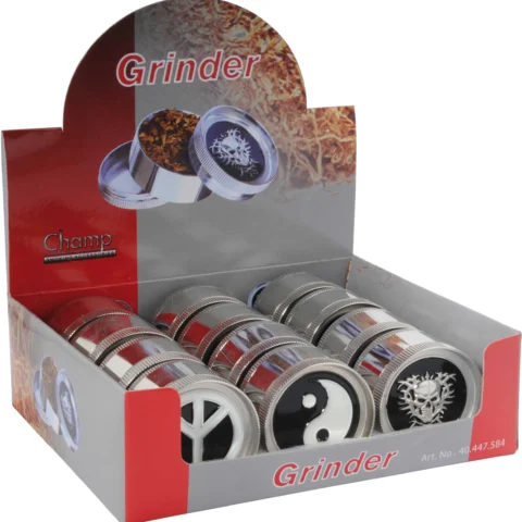 Champ Grinder Metal Yy/Skull/Peace Dl12