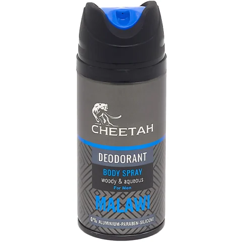 Cheetah Malawi Men's Deodorant Body Spray 150ml