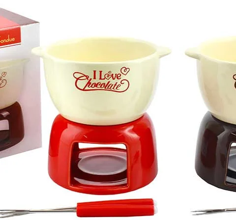 Chocolate Fondue Set With 2 Dipping Forks