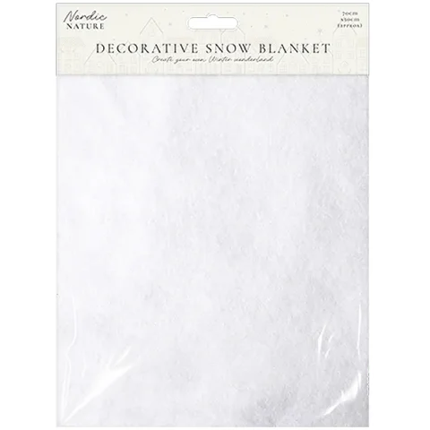 Christmas Decorative Snow Blanket 70cm X 50cm