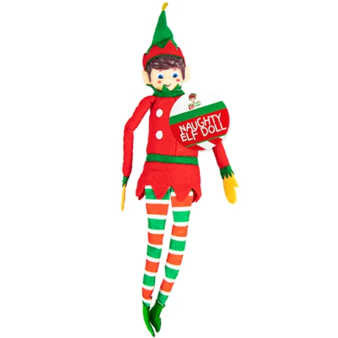 Christmas Naughty Elf Doll 12"