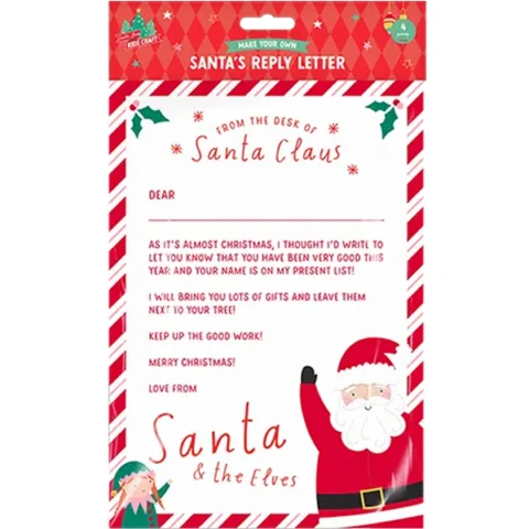 Christmas Santa's Reply Letter Set