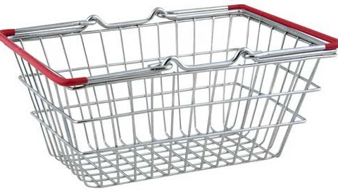 Chrome Mini Shopping Basket