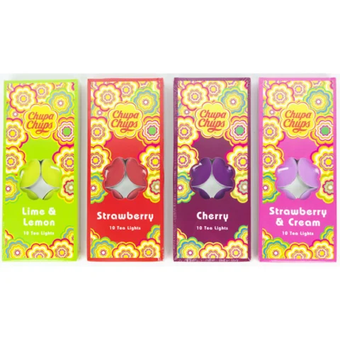 Chupa Chups Tea Lights Assorted 10 Pack