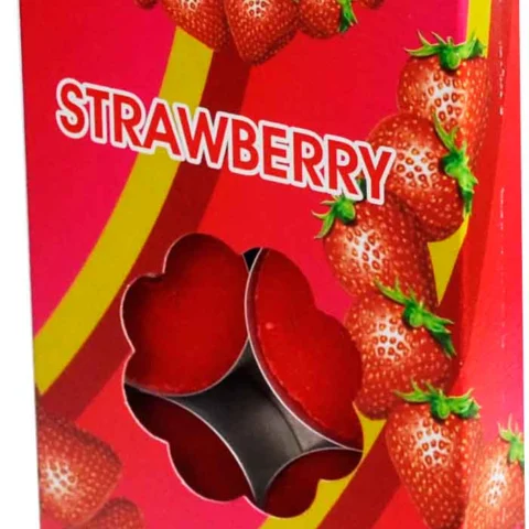 Chupa Chups Tealights Strawberry 10 Pack