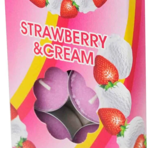 Chupa Chups Tealights Strawberry And Cream 10 Pack