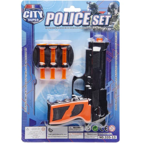City Super Police Pistol & Bullets Play Set