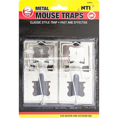 Classic Metal Mouse Traps 2 Pack