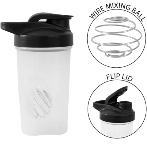 Coco & Gray Protein Shaker Drinking Bottle 500ml