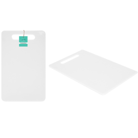 Coco & Gray White Plastic Chopping Board 34cm X 24cm