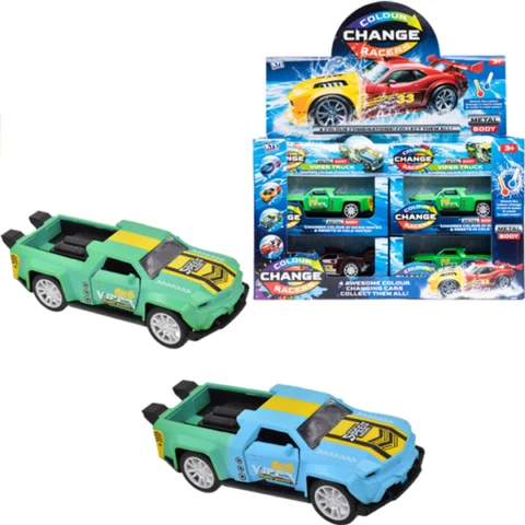 Colour Changing Metal Racing Car Assorted Colours