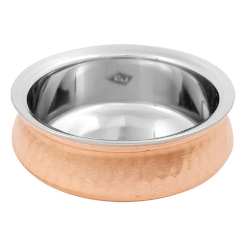 Copper Steel Handi Dish 15cm