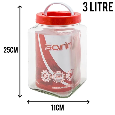 Cornered Pantry Jar 3l