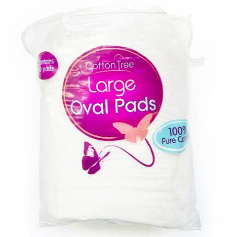 Cotton Tree 100% Cotton Large Oval Pads 40 Pack