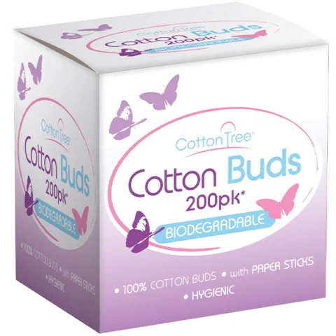 Cotton Tree Biodegradable Cotton Buds 200 Pack