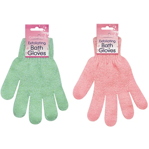 Cotton Tree Exfoliating Bath Glove Assorted Colours