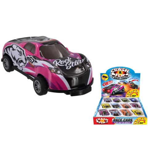 Crash & Flip Race Cars Assorted