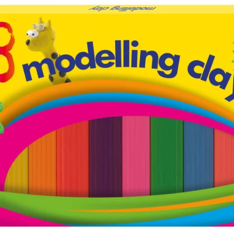 Cre8 Assorted Colour Modelling Clay Set 12 Pack