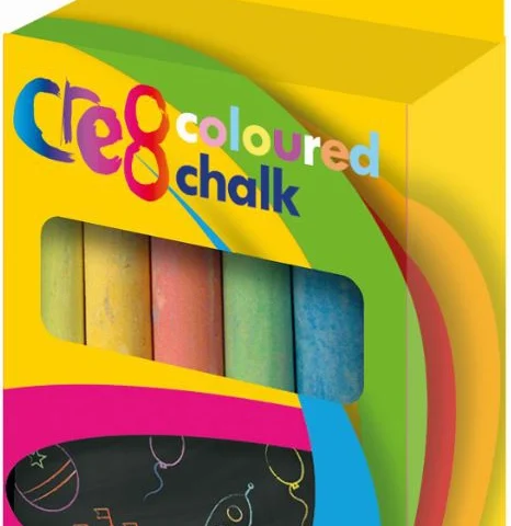 Cre8 Coloured Chalk Assorted 12 Pack