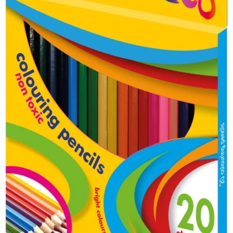 Cre8 Colouring Pencils Assorted Colours 20 Pack