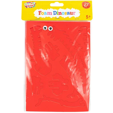 Creator Zone Make Your Own Foam Dinosaur 27pc