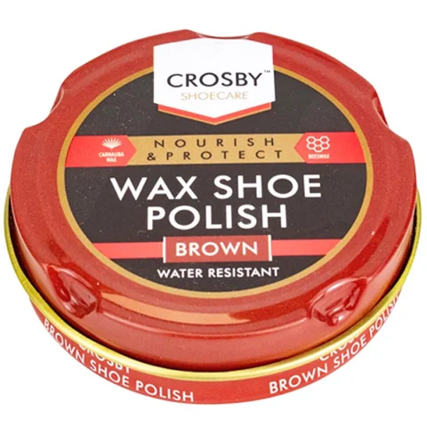 Crosby Brown Wax Shoe Polish 50ml