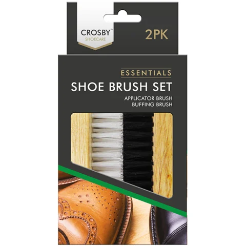 Crosby Shoe Brush Set 2pk