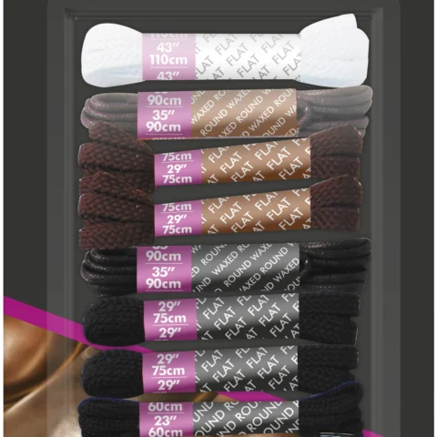 Crosby Shoelaces Assorted Styles & Lengths 10 Pairs
