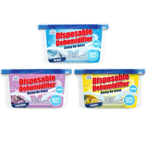 Damp Be Gone Fragranced Disposable Dehumidifier 400ml Assorted