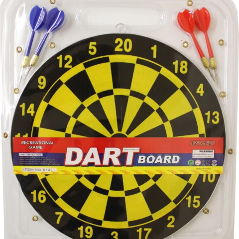 Dart Board With 4 Darts 12" X 1/2"