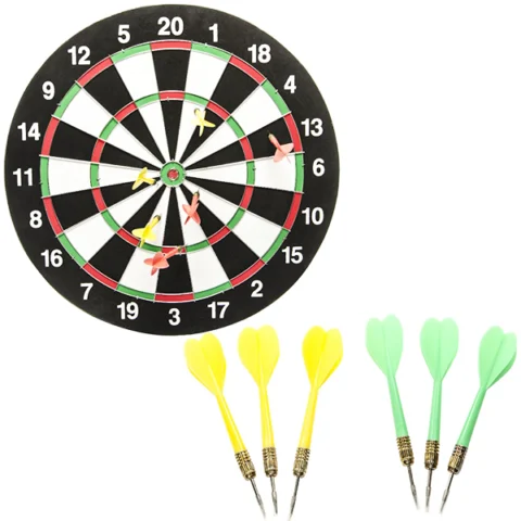 Dartboard & Darts Play Set 15"